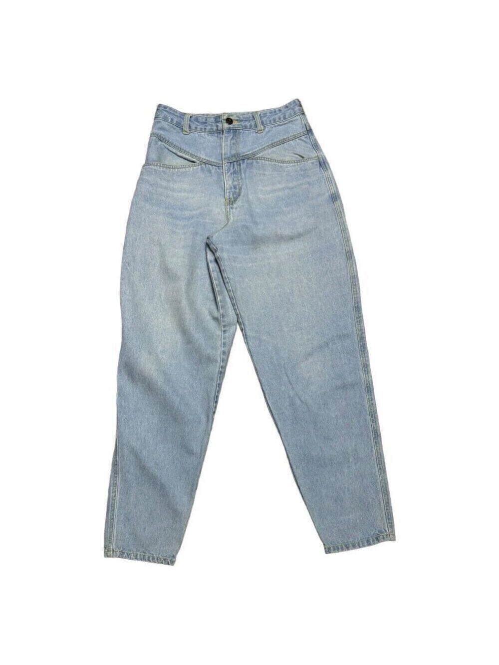 VINTAGE 90s Jonathan G High Rise Light Retro Designer Womens Denim Jeans 27”